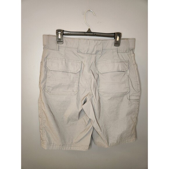 Duluth Flex Dry On The Fly Shorts‎ Men's 36 Gray Standard Fit 11" Cargo Stretch - Picture 2 of 6
